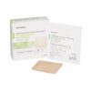 McKesson Silicone Adhesive with Border Silicone Foam Dressing, 4 x 4 Inch
