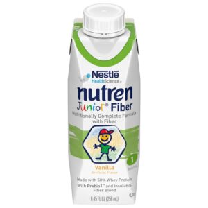 Nutren® Junior Nutritionally Complete Formula with Fiber, Vanilla, 8.45-ounce