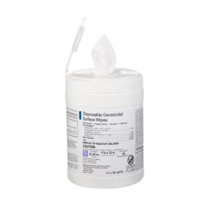 McKesson Germicidal Extra Large Surface Disinfectant Wipes, Canister