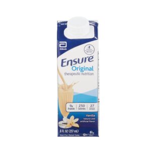 Ensure® Original Therapeutic Nutrition Shake, Vanilla, 8-ounce carton