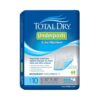 TotalDry™ Incontinence Underpads, Heavy Absorbency, Blue, 30 x 30 Inch