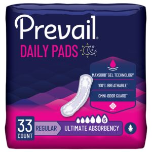 Prevail® Daily Pads Ultimate Bladder Control Pad, 16-Inch Length