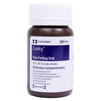 Curity™ Nonimpregnated Wound Packing Strip, 0.5 Inch x 5 Yard