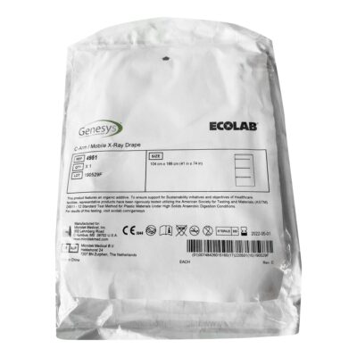 Genesys™/Ecolab® / Mobile X-Ray Drape for C-Arm Imaging Equipment, 41 x 74 Inch