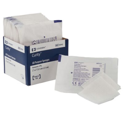 Curity™ Sterile Nonwoven Sponge, 3 x 3 Inch, Four-Ply
