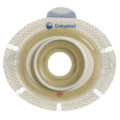 SenSura® Click Xpro Ostomy Barrier, Trim to Fit 10 – 55 mm Stomas, Blue Match