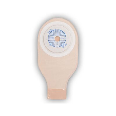ActiveLife® One-Piece Opaque Colostomy Pouch, Pre-cut to Fit 25mm Stomas
