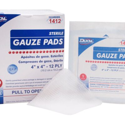 Dukal™ Sterile Gauze Sponge, 4 x 4 Inch, 12-Ply