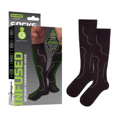 Green Drop Compression Knee High Socks Small/ Medium
