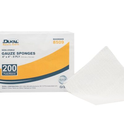 Dukal™ Gauze Sponge, 4 x 4 Inch, 8-Ply