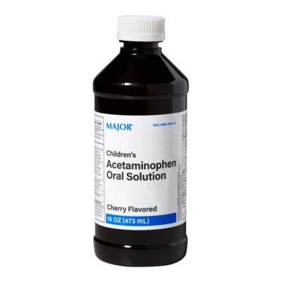 Major® Children Acetaminophen Oral Solution, Cherry Flavor, 16-ounce Bottle