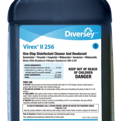 Diversey™ Virex® II 256 Surface Disinfectant Concentrate, 2.5 liter