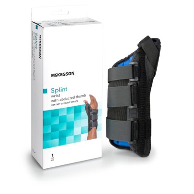 McKesson Left Wrist Splint with Abducted Thumb, Extra Small
