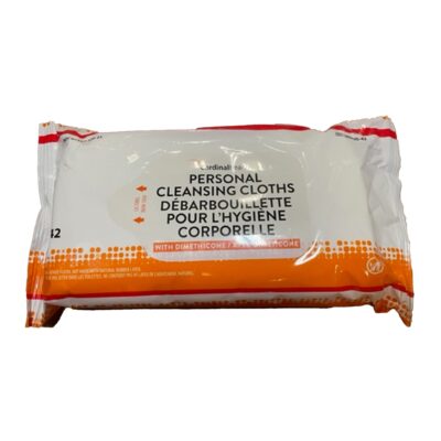 Cardinal Health™ Personal Cleansing Dimethicone Wipes