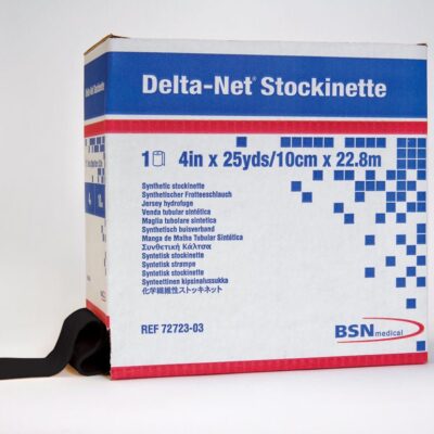 Delta-Net® Black Synthetic Stockinette, 1 Inch x 25 Yard
