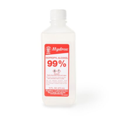 Hydrox 99% Isopropyl Alcohol for Technical Use, 16-ounce bottle
