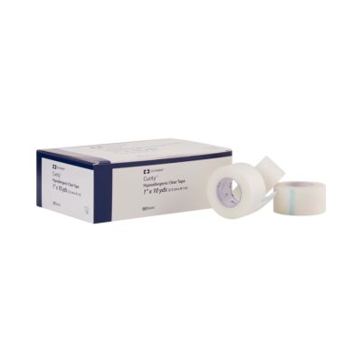 Curity™ Plastic Medical Tape, 1 Inch x 10 Yard, Transparent