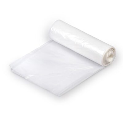 Colonial Bag Extra Heavy Duty Trash Bag, Clear, 56-gallon Capacity