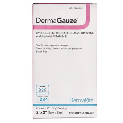 DermaGauze® Hydrogel Dressing, 2 x 2 Inch