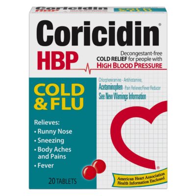 Coricidin® HBP Cold & Flu Tablets
