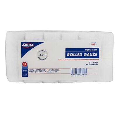 Dukal™ Conforming Bandage, 2 Inch x 5 Yard, Two-Ply