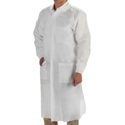 LabMates® Lab Coat, White, 2X-Large