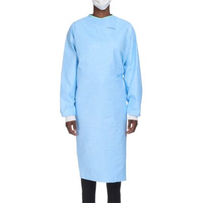 Aero Blue Surgical Gown with Towel, Large