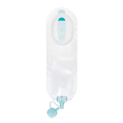 SenSura® Mio Flex Baby 2-Piece Transparent Ostomy Pouch, Gray Match