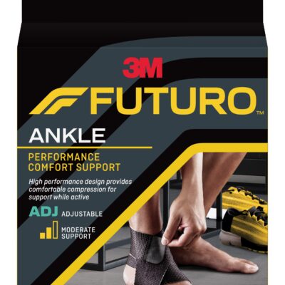 3M™ Futuro™ Ankle Brace, Low Profile, Black, One Size Fits Most