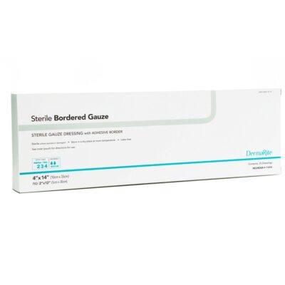 DermaRite® Sterile Gauze Adhesive Dressing, 4 x 14 inch