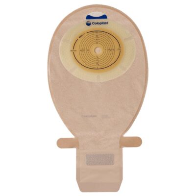 SenSura® Flat 1-Piece Transparent Ostomy Pouch, 35 mm Stoma