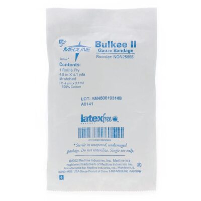 Bulkee II® Sterile Fluff Bandage Roll, 4-1/2 Inch x 4-1/10 Yard, 6-Ply