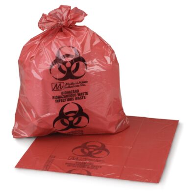 McKesson Biohazard Waste Bag, 1 – 3 gallon Capacity, 11 x 14 Inch