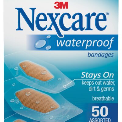 Nexcare™ Waterproof Clear / Tan Adhesive Strip, Assorted Sizes