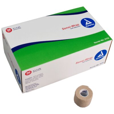 Sensi-Wrap Self-adherent Closure Cohesive Bandage, 2 Inch x 5 Yard