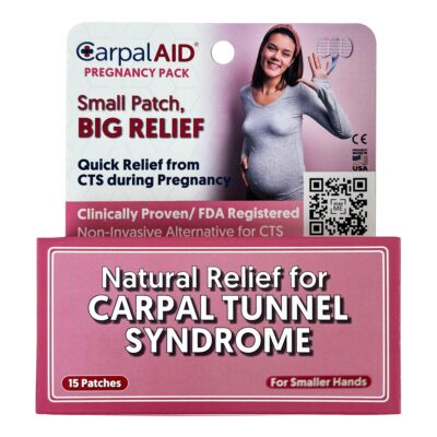 CarpalAid® Patch Pregnancy Hand-Based Carpal Tunnel Support, Small