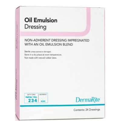 DermaRite® Oil Emulsion Impregnated Dressing, 3 x 3 Inch
