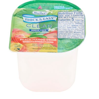 Thick & Easy® Clear Nectar Consistency Sugar-Free Peach Mango Thickened Beverage