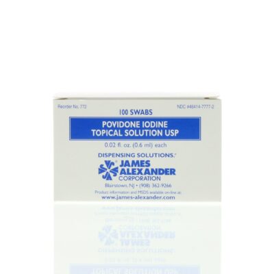 James Alexander Corporation Povidone Iodine Swabs